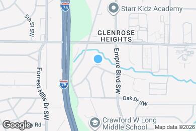 Map image of the property - 185 Glenrose Cir SW