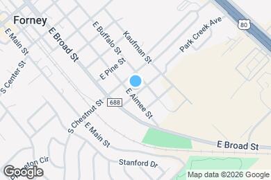 Map image of the property - 806 E Aimee St