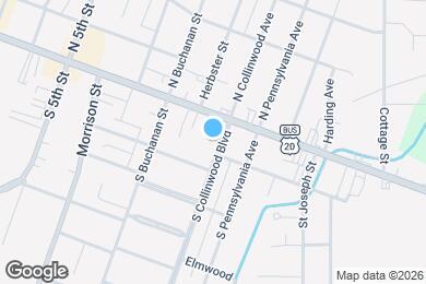 Map image of the property - 116 S Collinwood Blvd