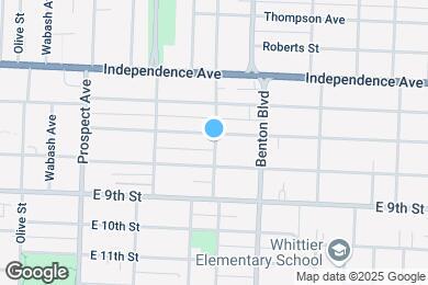 Map image of the property - 716 Gladstone Ave