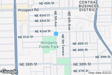 Map image of the property - 95 NE 41st St