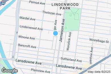 Map image of the property - 3920 Berger Ave