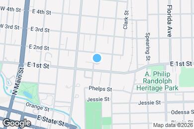 Map image of the property - 1117 Walnut St