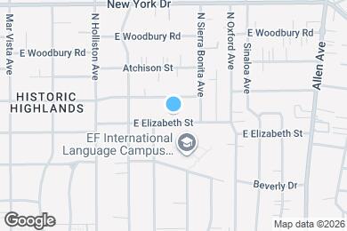 Map image of the property - 1509 E Elizabeth St