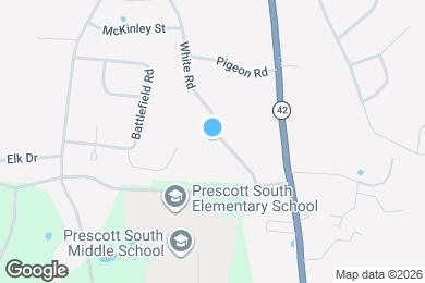 Map image of the property - 1729 White Rd