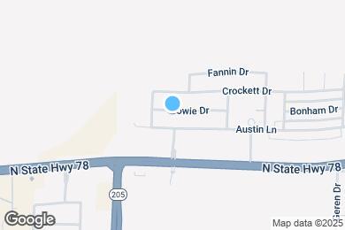 Map image of the property - 910 Bowie Dr