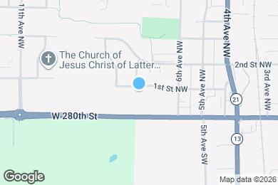 Map image of the property - 800 1st St NW