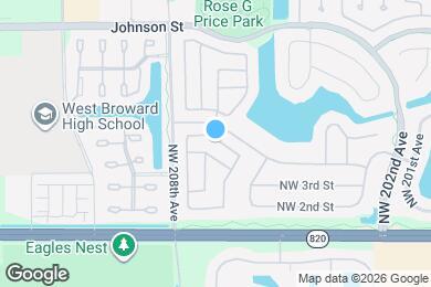Map image of the property - 20742 NW 3rd Ct