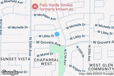 Map image of the property - 17824 N 57th Dr