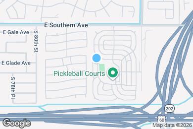 Map image of the property - 8265 E Southern Ave