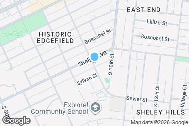 Map image of the property - 900 Shelby Ave