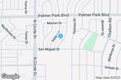 Map image of the property - 1322 Bates Dr