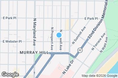 Map image of the property - 2424 E Webster Pl