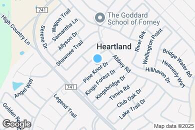 Map image of the property - 2033 Pine Knot Dr