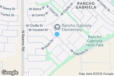 Map image of the property - 15303 W Hope Dr