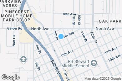 Map image of the property - 5848 8th St