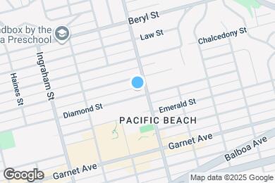Map image of the property - 1860 Diamond St