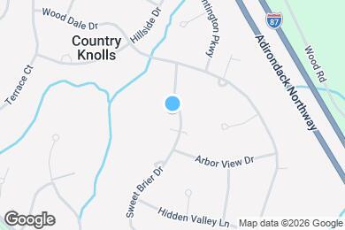 Map image of the property - 8 Sweet Brier Dr