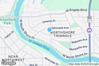 Map image of the property - 1205 Iroquois St