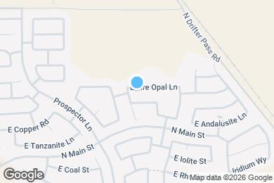 Map image of the property - 4637 E Fire Opal Ln