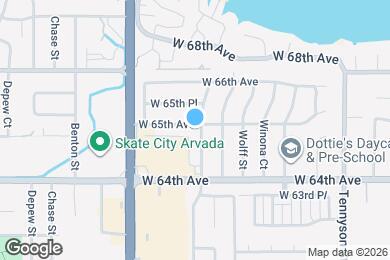 Map image of the property - 4954 W 65th Ave