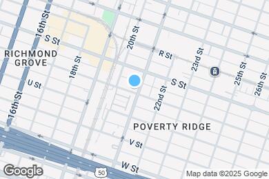 Map image of the property - 1928 21st Street