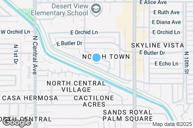 Map image of the property - 402 E Las Palmaritas Dr