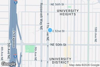 Map image of the property - 5042 11th Ave NE