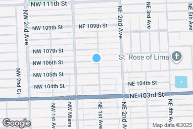Map image of the property - 90 NE 106th St