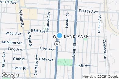 Map image of the property - 1392 Summit St