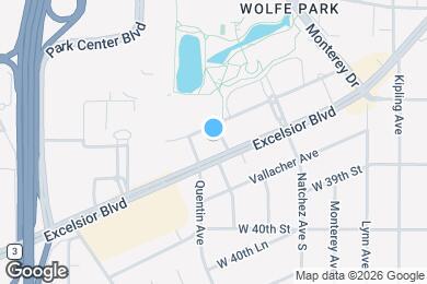 Map image of the property - 4800 Excelsior