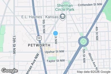 Map image of the property - 4300 8th St NW