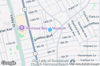 Map image of the property - 1033 Aviation Blvd