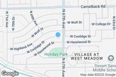 Map image of the property - 6717 W Coolidge St