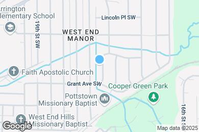 Map image of the property - 1520 17th Way SW