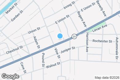 Map image of the property - 355 East Ave