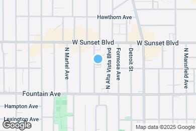 Map image of the property - 1418 N Poinsettia Pl