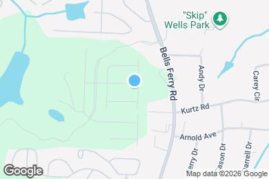 Map image of the property - 146 Willowfern Ln