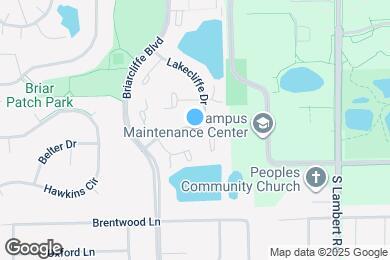 Map image of the property - 1719 Lakecliffe Dr