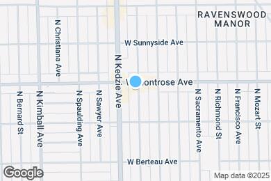 Map image of the property - 4354 N Troy St