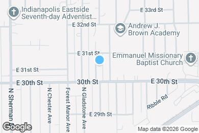 Map image of the property - 3031 N Colorado Ave