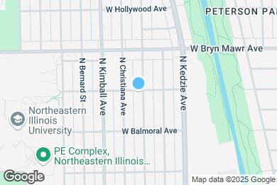 Map image of the property - 3307 W Catalpa Ave