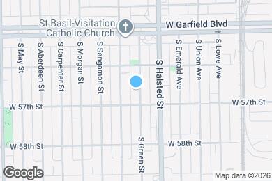 Map image of the property - 5638 S Green St