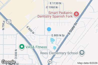 Map image of the property - 822 N 1120 E