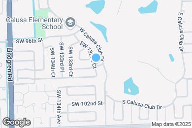 Map image of the property - 9825 SW 132nd Ct