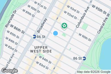 Map image of the property - 164 W 88th St