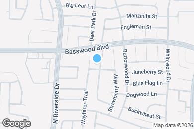 Map image of the property - 7305 Shadow Bend Dr