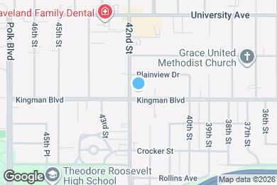 Map image of the property - 4115 Kingman Blvd