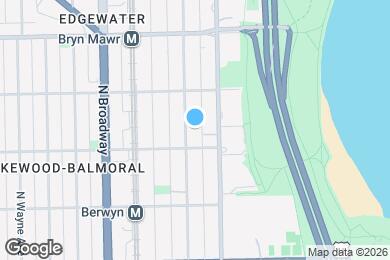 Map image of the property - 5417 N Kenmore Ave