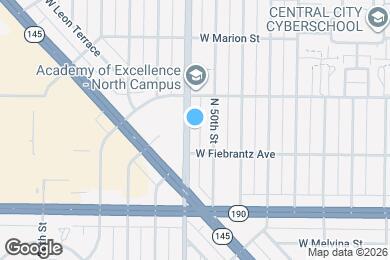 Map image of the property - 4132 N 51st Blvd